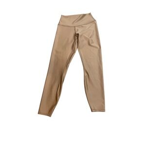 ALO Yoga High Waist Beige Leggings Athletic Apparel Women's high waist airlift